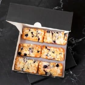 Lemon Blueberry Financier